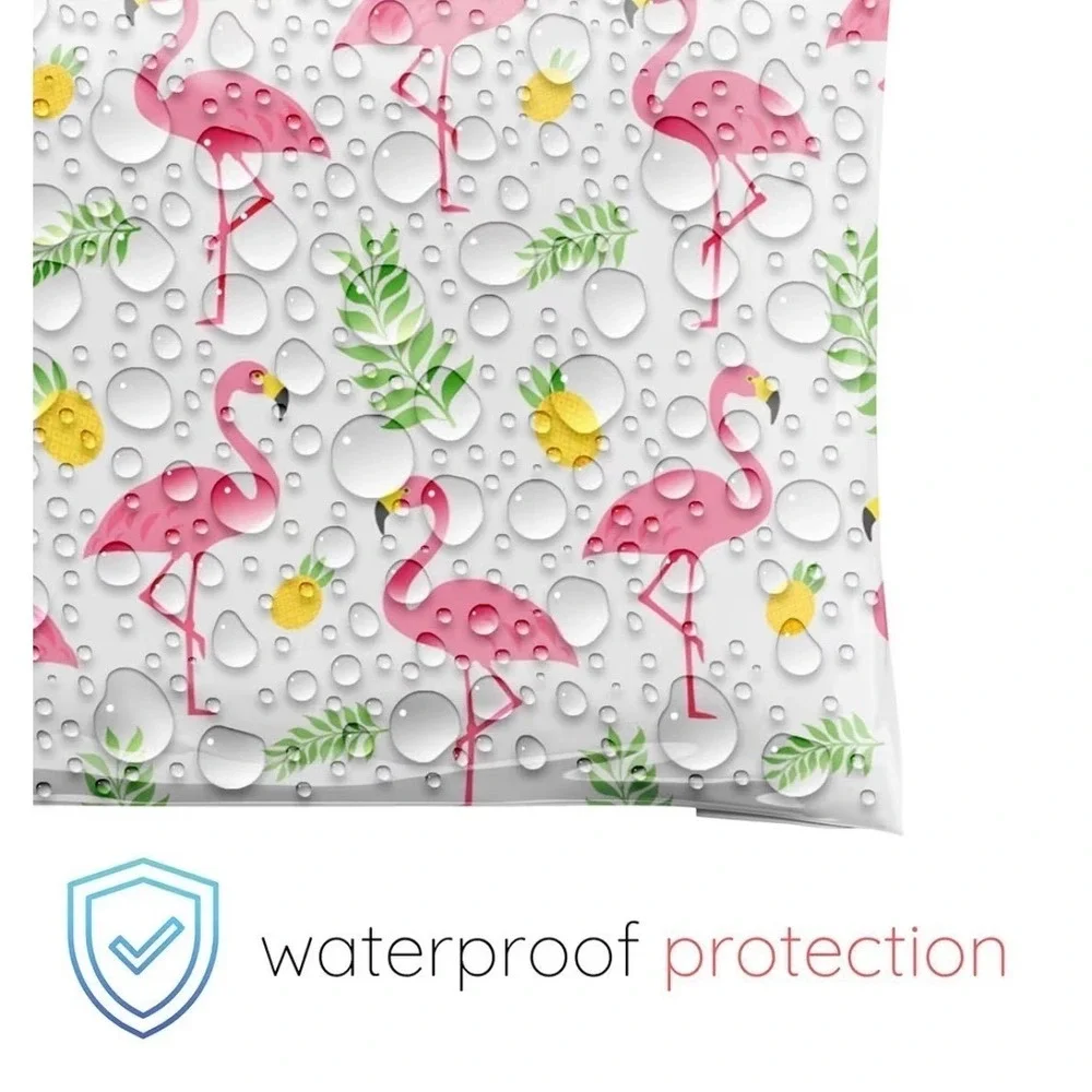 Flamingo Pineapple Mailer Shipping Bags 20 - 10x13 inch Reusable Waterproof